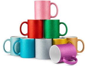 Tasse mit Perlmutteffekt