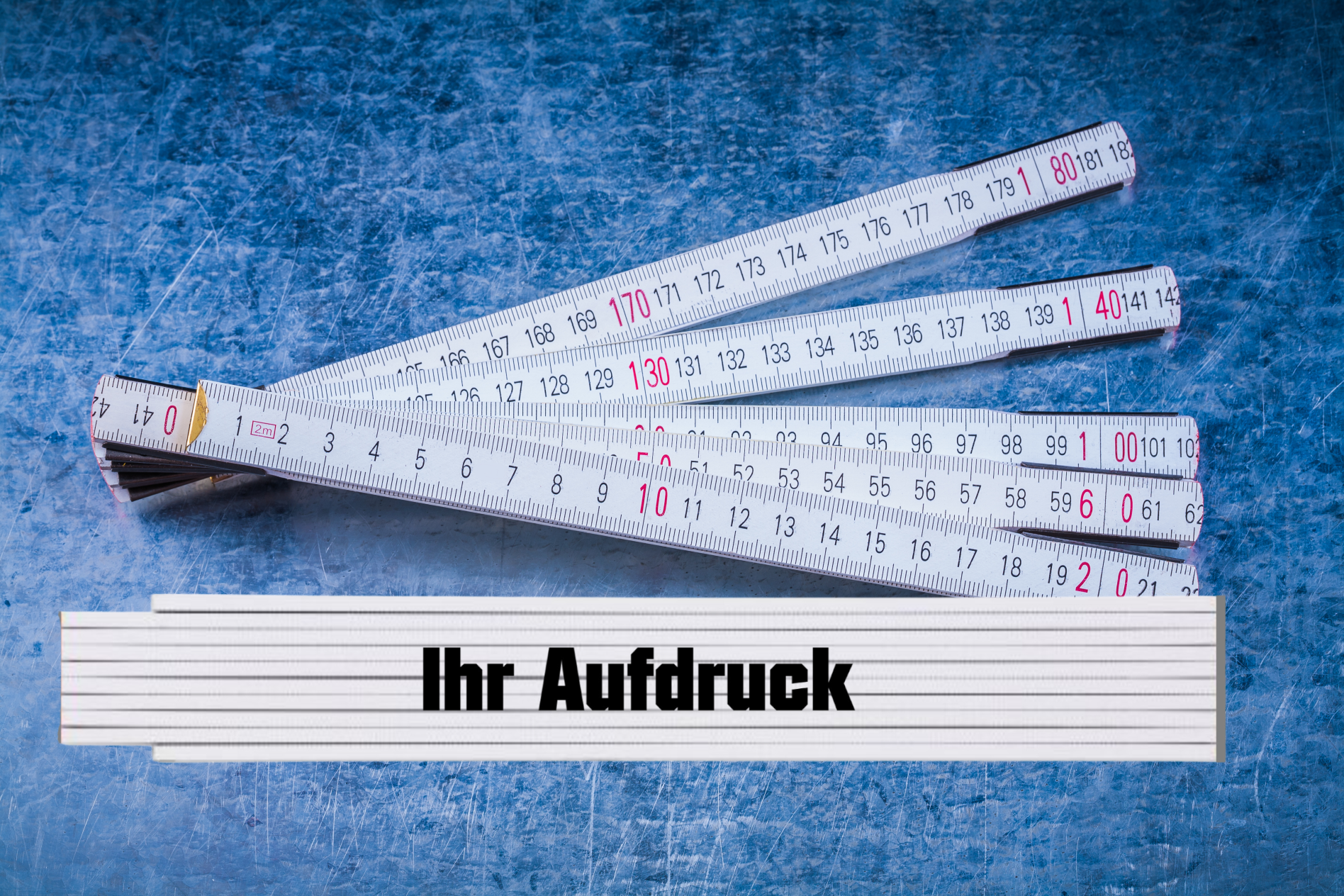 Zollstöcke Druck Rückseite